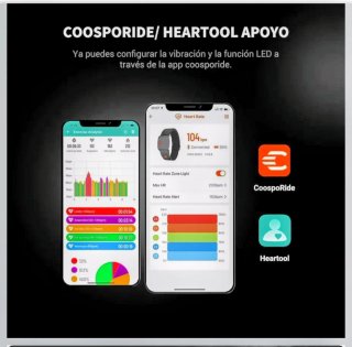 COOSPO HW9 Pulsómetro HRV Zona Frecuencia Cardíaca