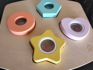 Puzzle madera formas niños