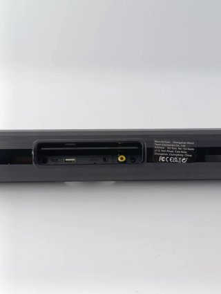 Barra de Sonido Inalámbrica Negra