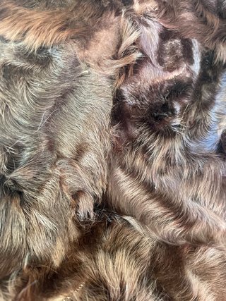 TRE cappottiPelliccia vera usata USURATA DA LAVARE