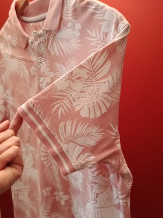 Polo Springfield floral rosa Talla M