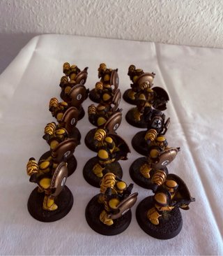 15 Marines MKIII Puños Imperiales con Escudos