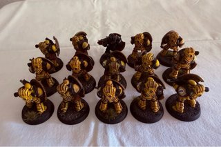 15 Marines MKIII Puños Imperiales con Escudos