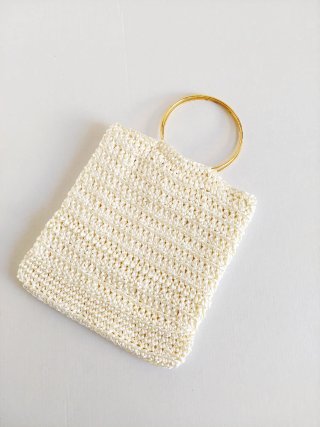 Bolso invitada seda beige