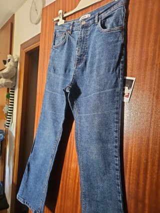 Pantalón vaquero Pull&Bear azul