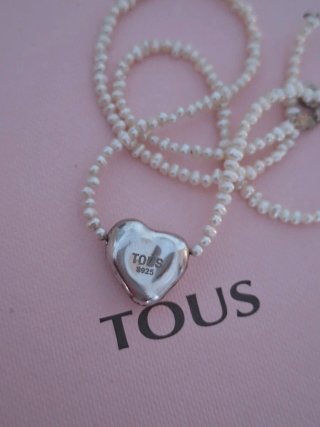 Collar Tous Corazón Perlas Plata