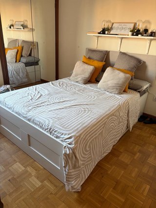 Cama 140x200 Ikea con cajones
