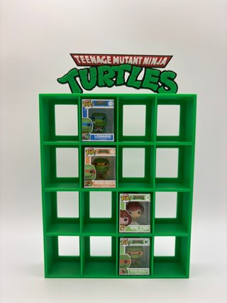 Expositor Bitty Pop Tortugas Ninja TMNT