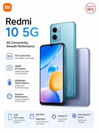 Xiaomi Redmi 10 5G 64GB Blu/Viola