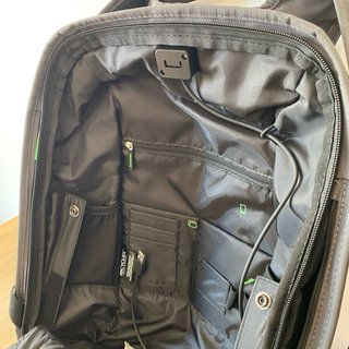 Mochila Samsonite Securipak Gris y Verde