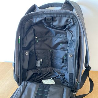Mochila Samsonite Securipak Gris y Verde