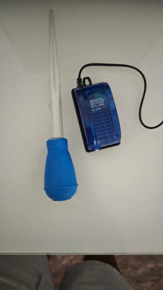Pecera y accesorios varios