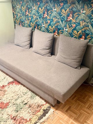 ÄLVDALEN Sofá Cama 3 Plazas Grisáceo