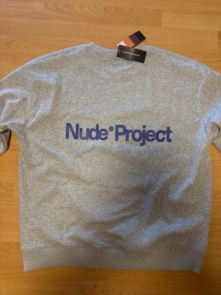 Sudadera Gris sin Capucha Nude Project