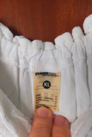 Vestido blanco estilo ibicenco