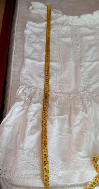 Vestido blanco estilo ibicenco