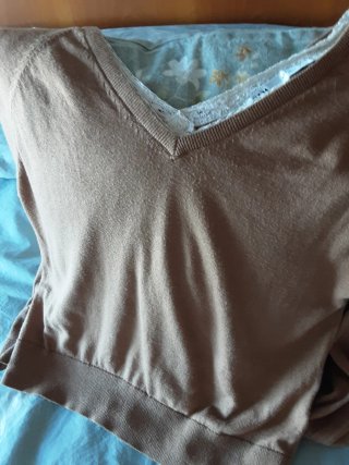 Falda Mango Estampada Naranja