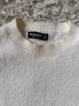 Jersey Pull&Bear Blanco Talla XS
