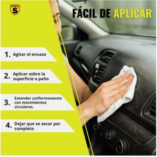 SPSIL Limpia y Encera Salpicaderos Coche