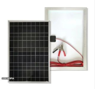 Panel Solar y Controlador de Carga