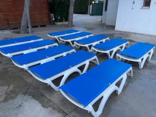 10 Amache Grosfillex Blu/Bianco