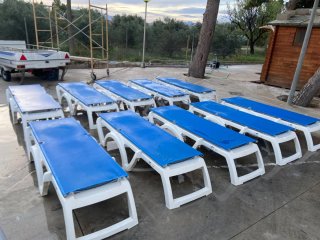 10 Amache Grosfillex Blu/Bianco