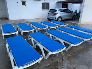 10 Amache Grosfillex Blu/Bianco