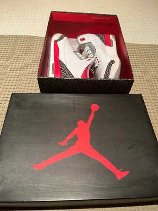 Air Jordan 3 Retro Rojo Blanco