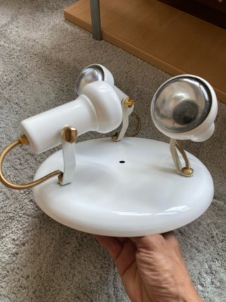 Lámpara de techo blanca 3 focos