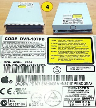 Grabadoras DVD/CD APPLE