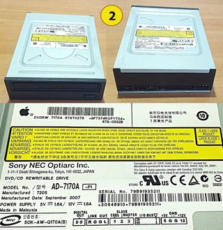 Grabadoras DVD/CD APPLE
