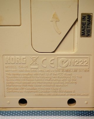 Afinador Korg CA-40 Cromático