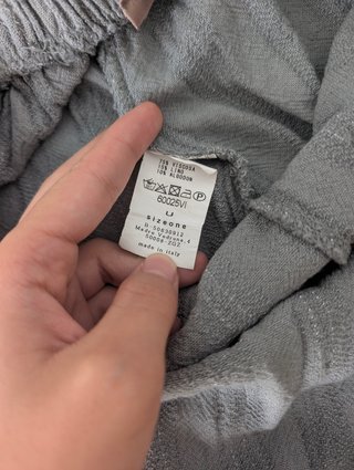 Mono Peto Lino/Viscosa Gris Brillo Talla Única