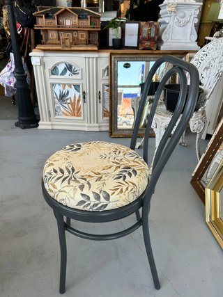 Pareja Sillas Terraza Vintage Gris