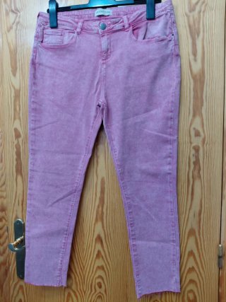 Vaqueros Rosa Elásticos Talla XL