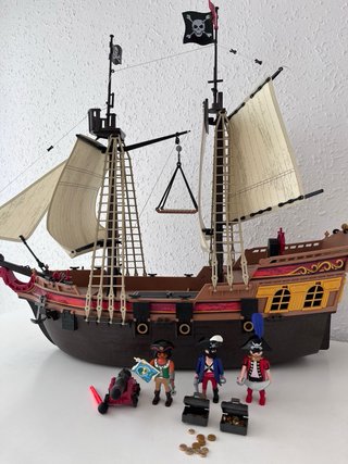 Lote Playmobil Piratas Barco Fuerte Faro