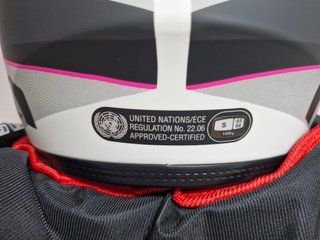 Casco Integral Eurus 4 Duo Vanduard Blanco Rosa