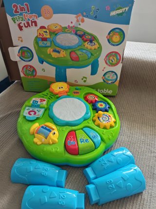 Mesa de aprendizaje musical 2 en 1