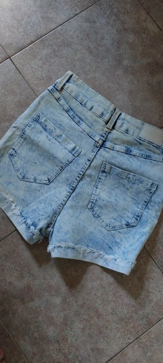 Shorts vaqueros tiro alto