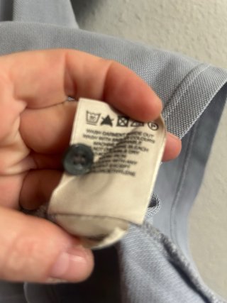 Camisa Polo Burberry Gris