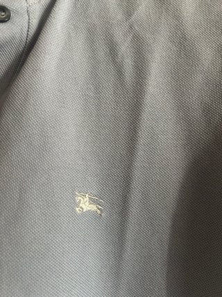 Camisa Polo Burberry Gris