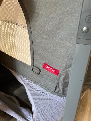 Cuna de viaje plegable Onna gris