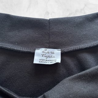 Abito Zara nero scollato donna taglia L