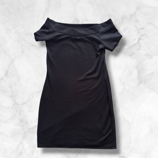Abito Zara nero scollato donna taglia L