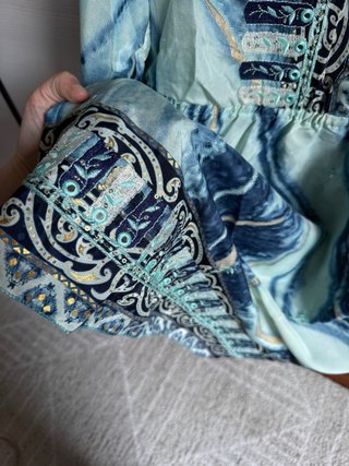 Túnica Boho Chic Estilo Árabe XS