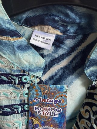 Túnica Boho Chic Estilo Árabe XS