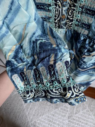 Túnica Boho Chic Estilo Árabe XS