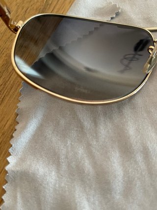Occhiali da sole Ray-Ban Aviator donna oro rosa