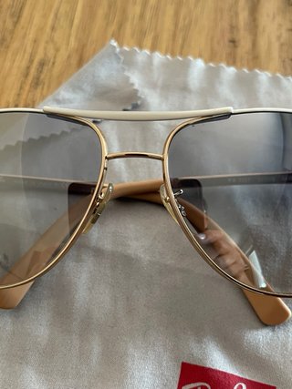 Occhiali da sole Ray-Ban Aviator donna oro rosa
