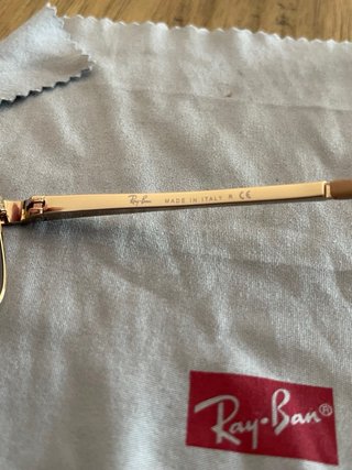 Occhiali da sole Ray-Ban Aviator donna oro rosa